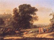 Claude Lorrain Landscape with Cephalus and Procris Reunited by Diana sdf painting